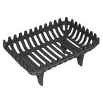 Silverflame Cast Iron Fire Grate 16"